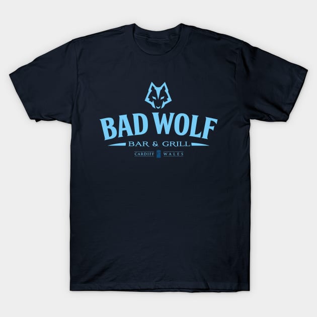 Bad Wolf Bar and Grill T-Shirt by MindsparkCreative